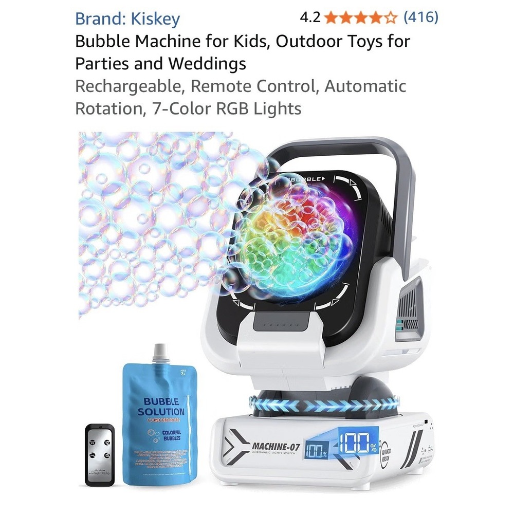 Brand New Bubble Machine